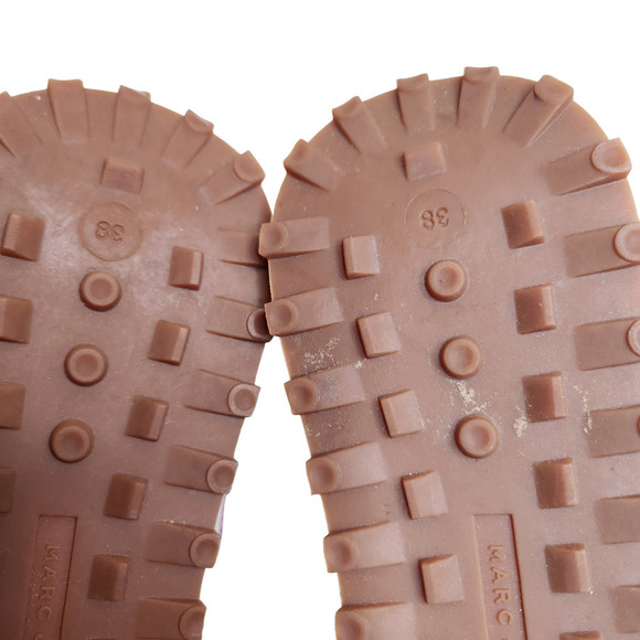 NWOB Marc Jacobs Astor bolt lighting women's glitter leather sneakers 7.5 - Picture 9 of 10